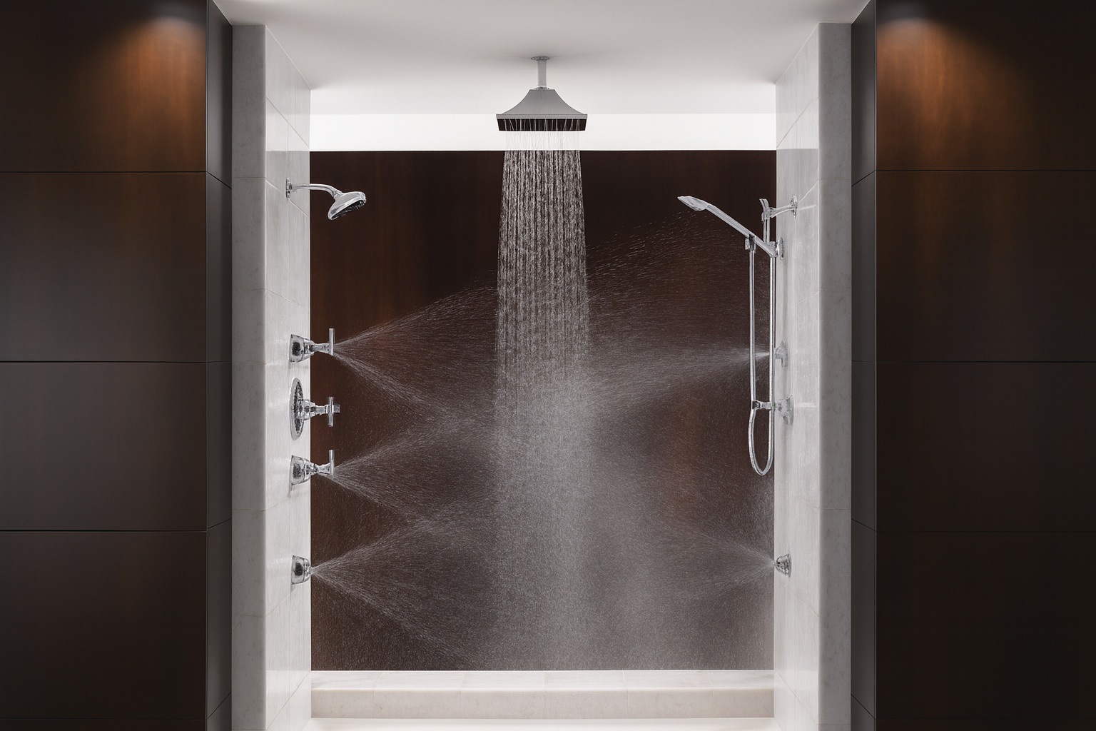 BathSelect body sprays and spa jet components for shower systems